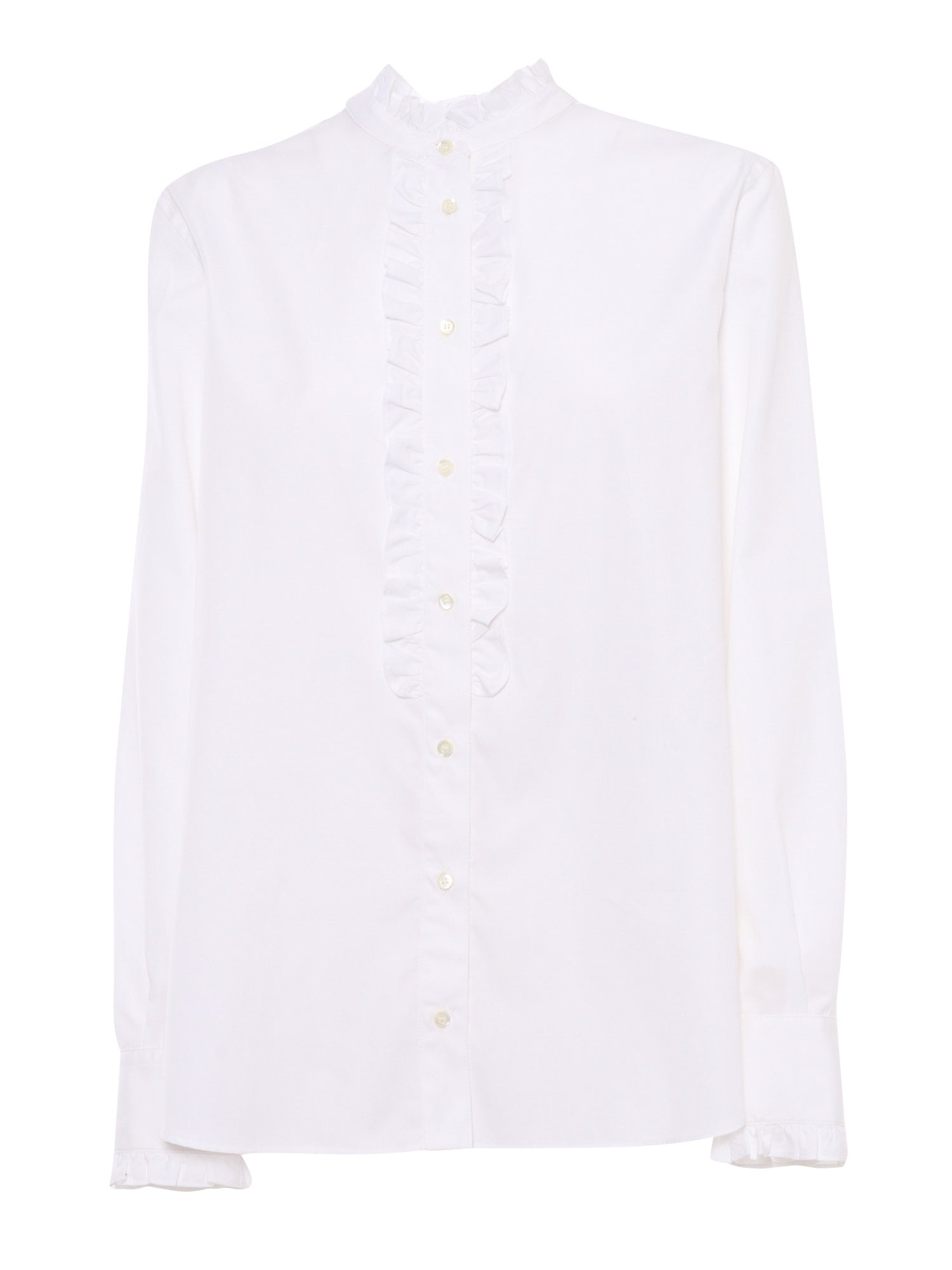 Woman Shirt White Cotton
