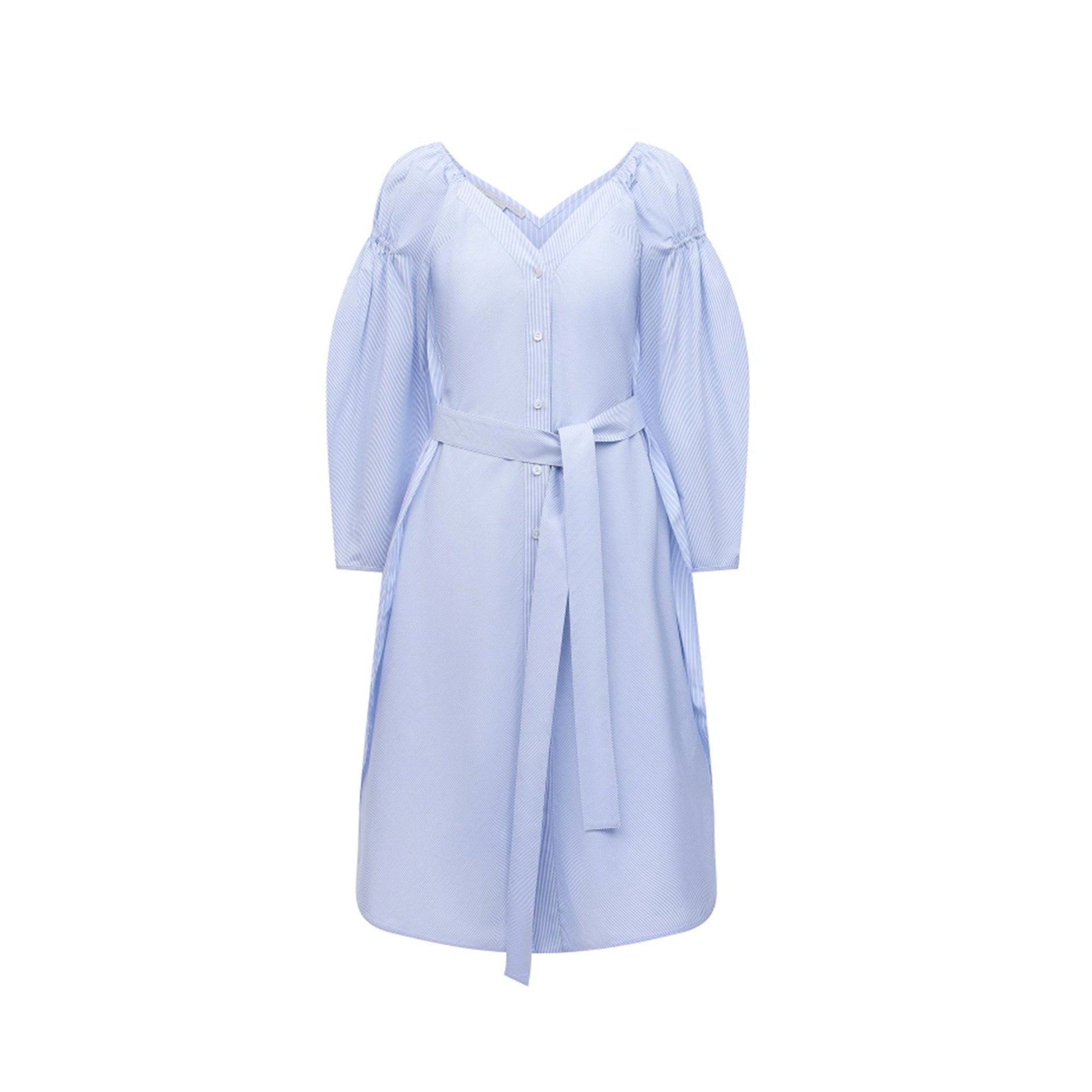Stella Mccartney Cotton Dress Blue