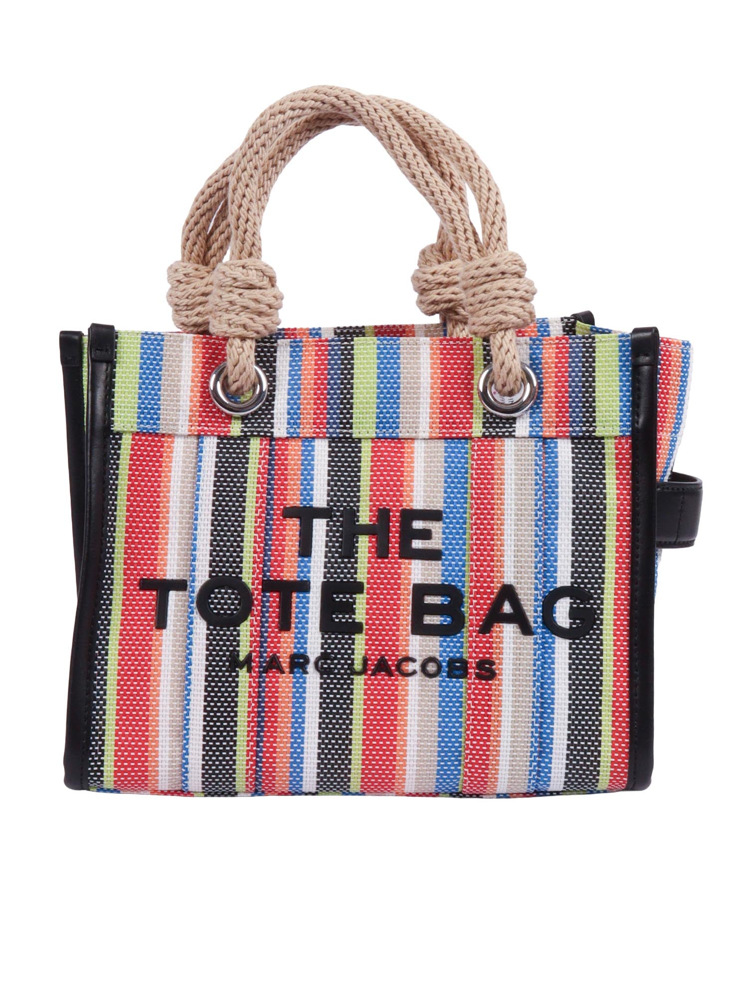 The Small Tote Red Pvc Polyester Handbag
