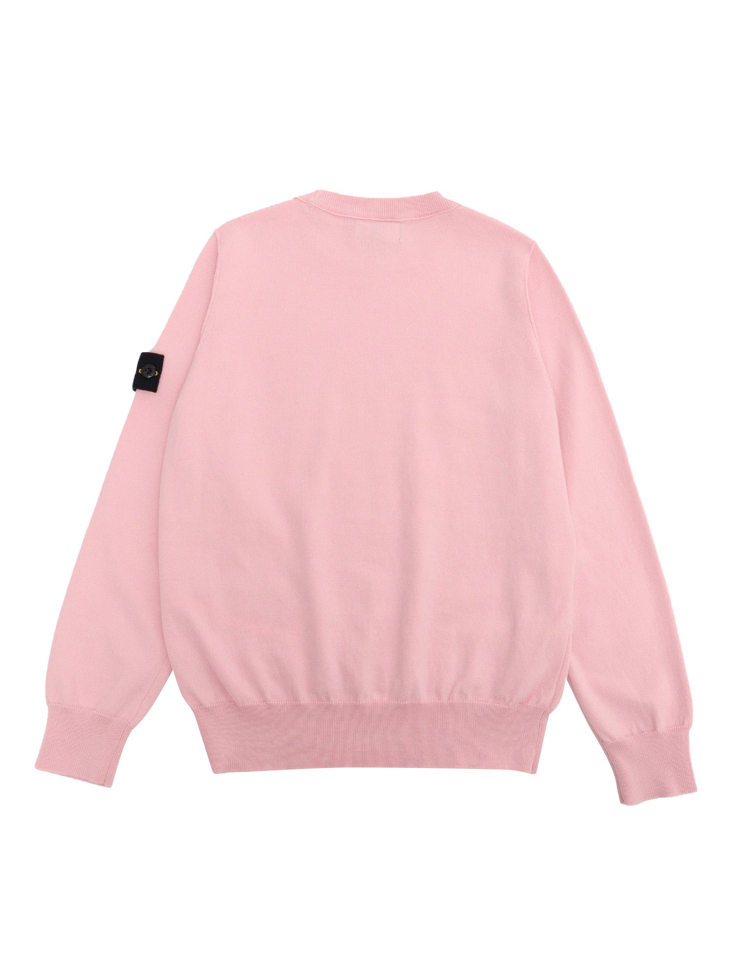 Pink sweatshirt with logo Cotton Crewneck