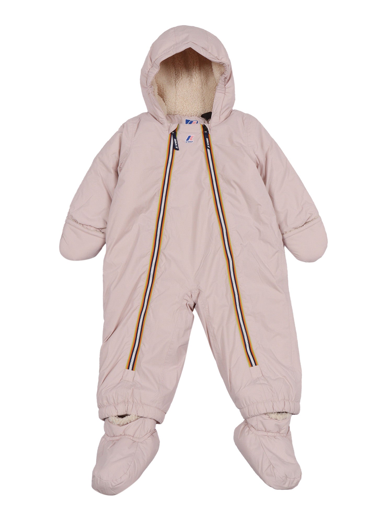 E. LE VRAI 4.0 SNOTTY ORSETTO DOWN JACKET Pink Overall