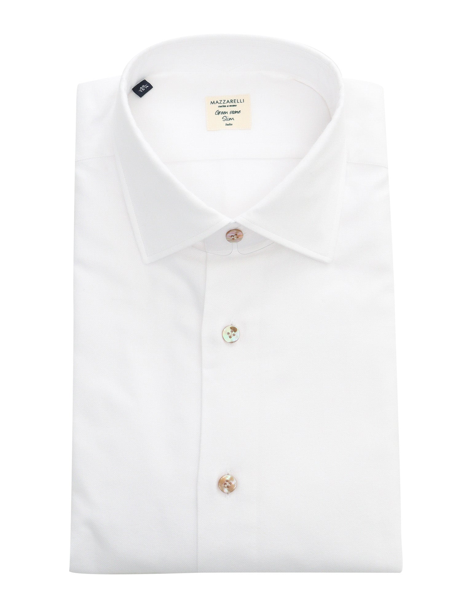 Slim Fit Shirt White Cotton