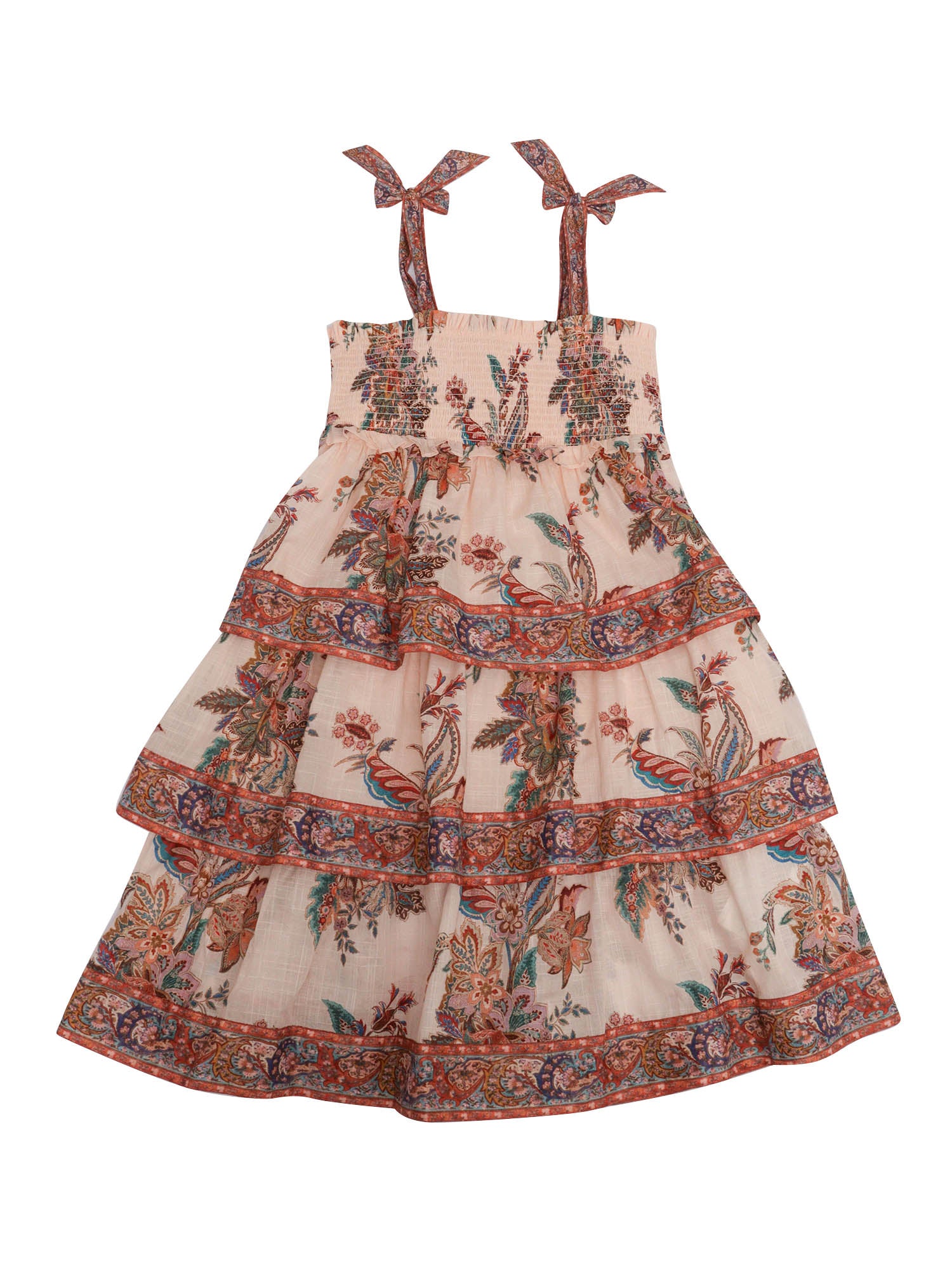 Rhiannon Kids Tiered Dress Cotton