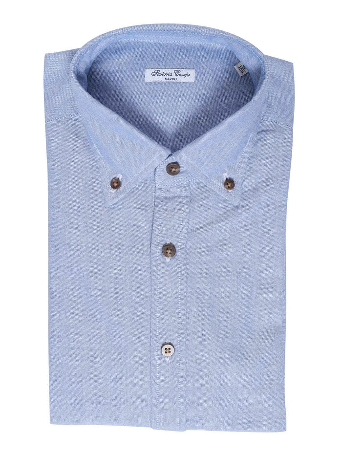 Button-down shirt Light Blue Cotton