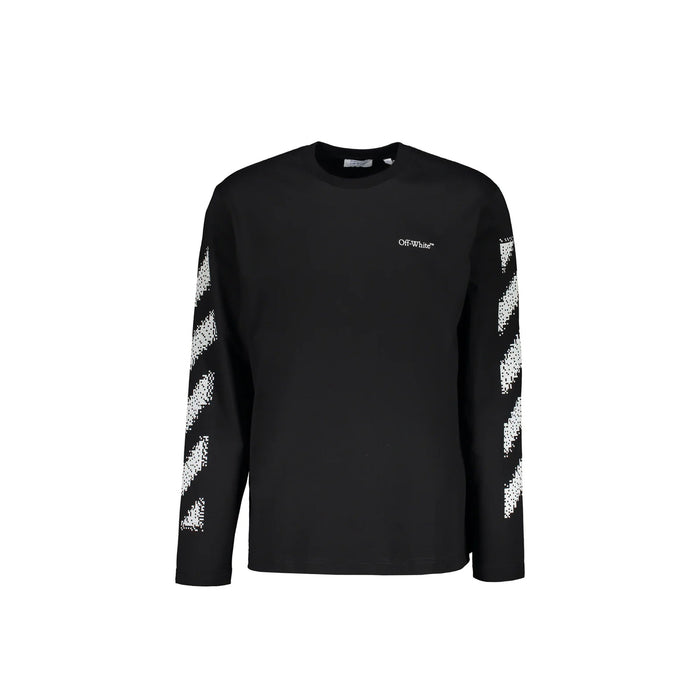 Off-White Logo Sweatshirt Black Cotton