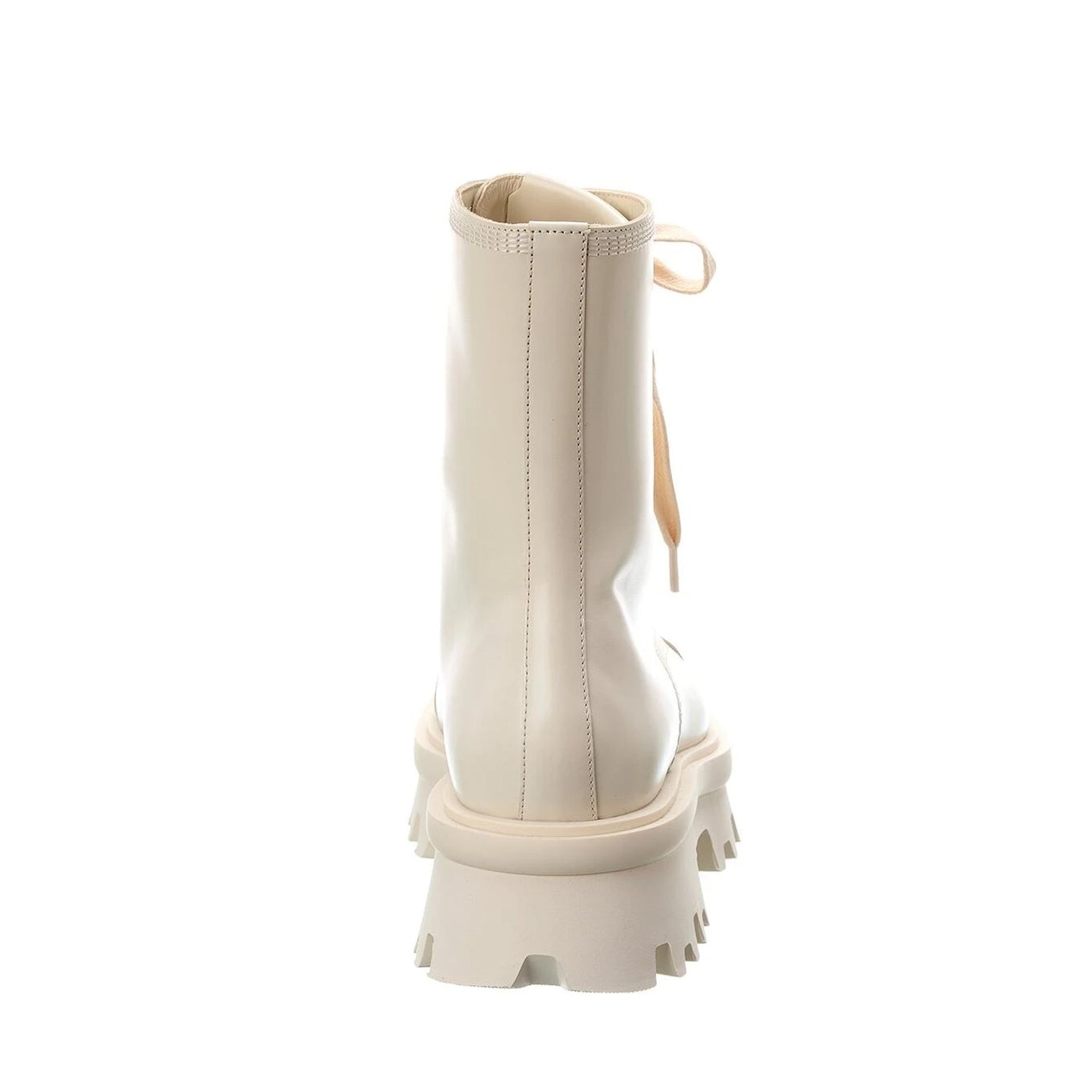 Salvatore Ferragamo Kira Ankle Boots White Calf Leather