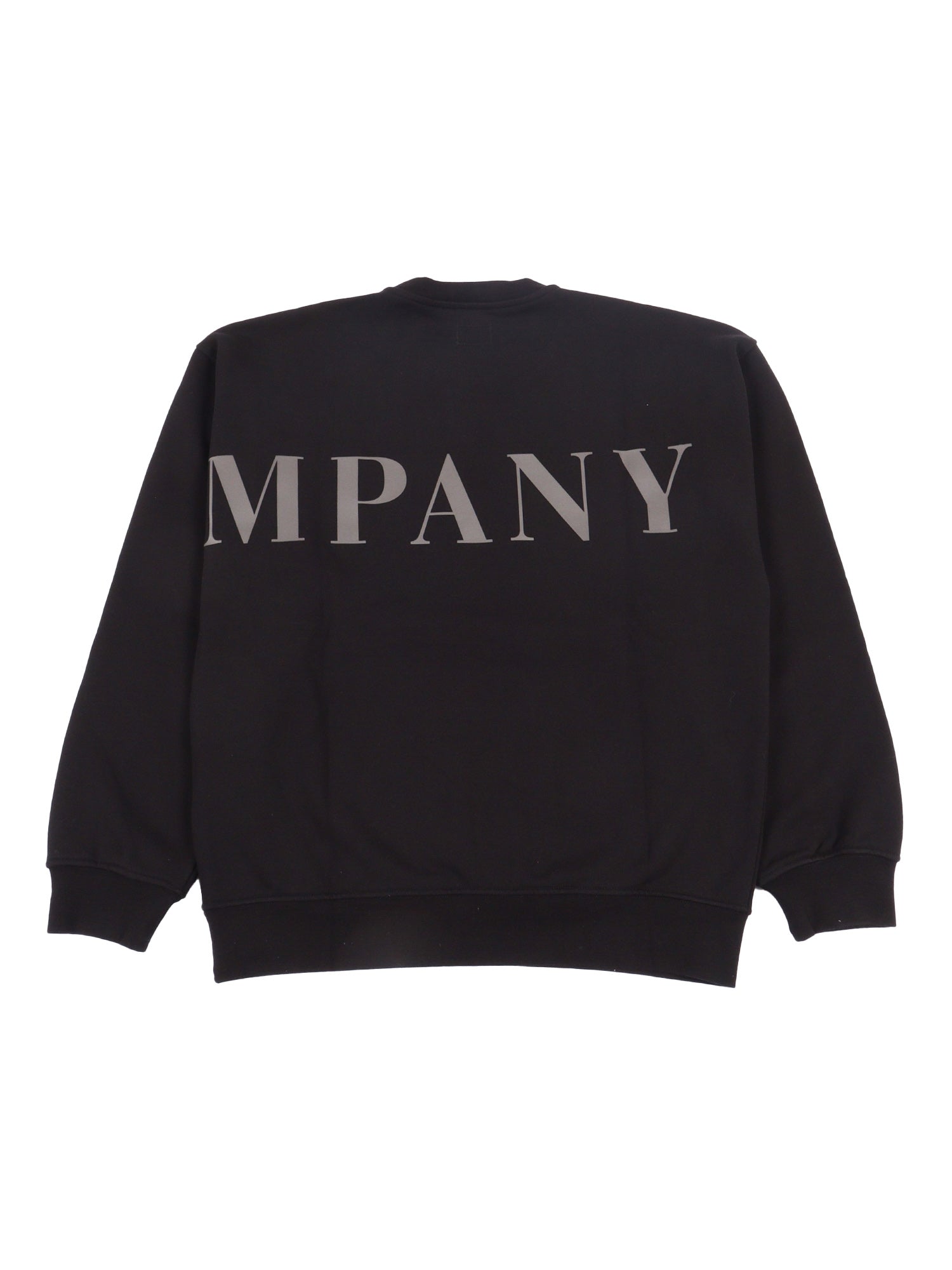 CREWNECK SWEATER Black Cotton