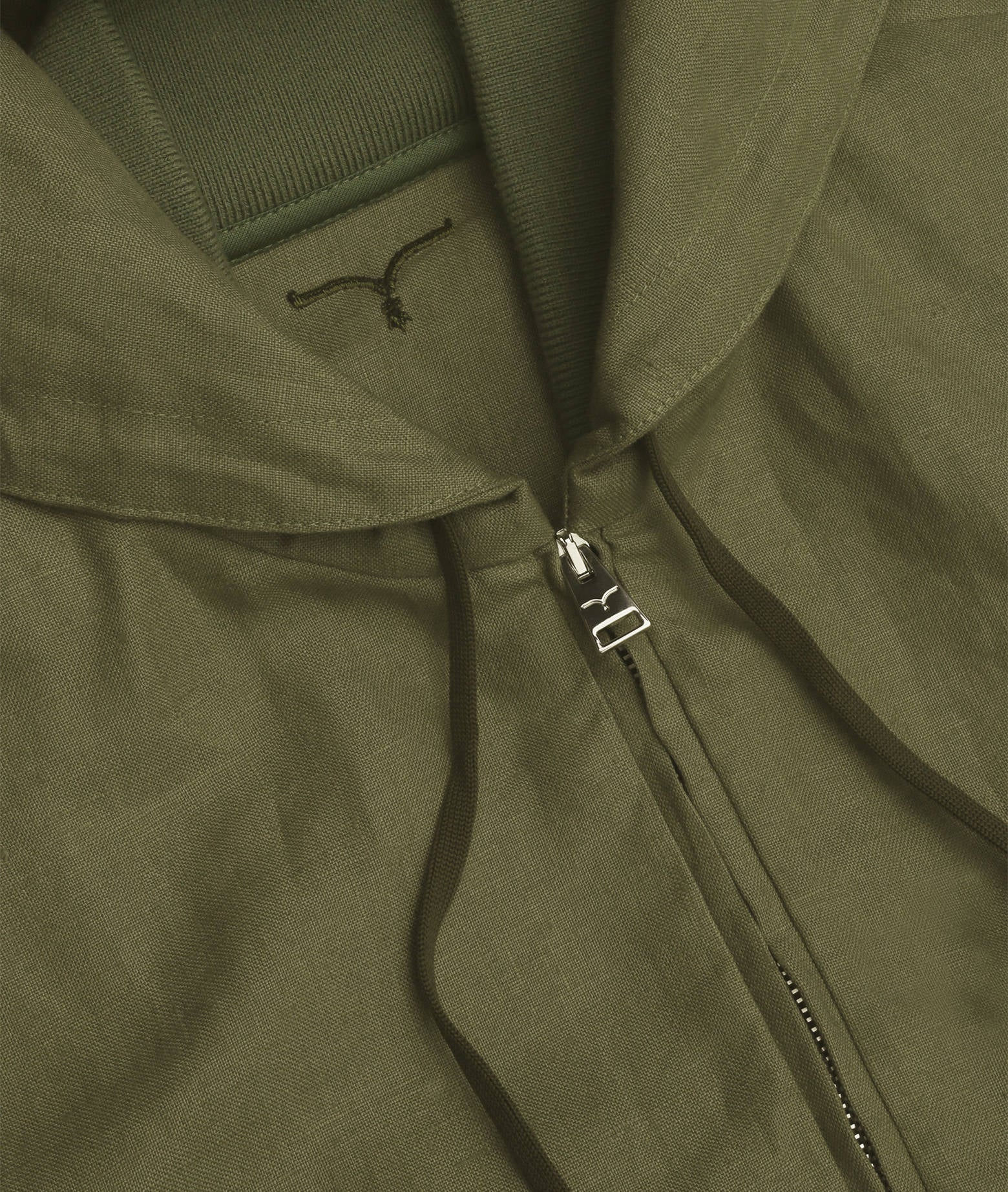 Linen Hoodie Korfu White Sportwear Blouson