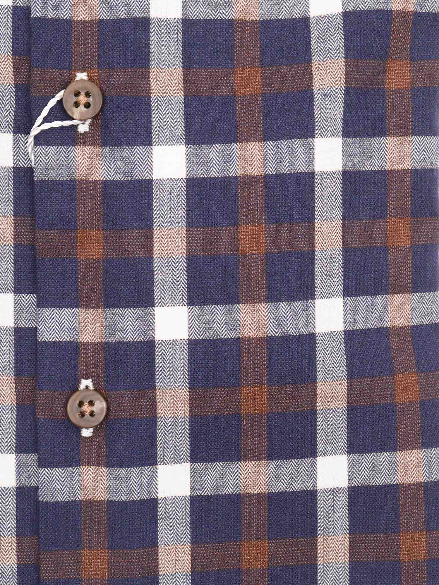 Mens Shirt Blue Cotton
