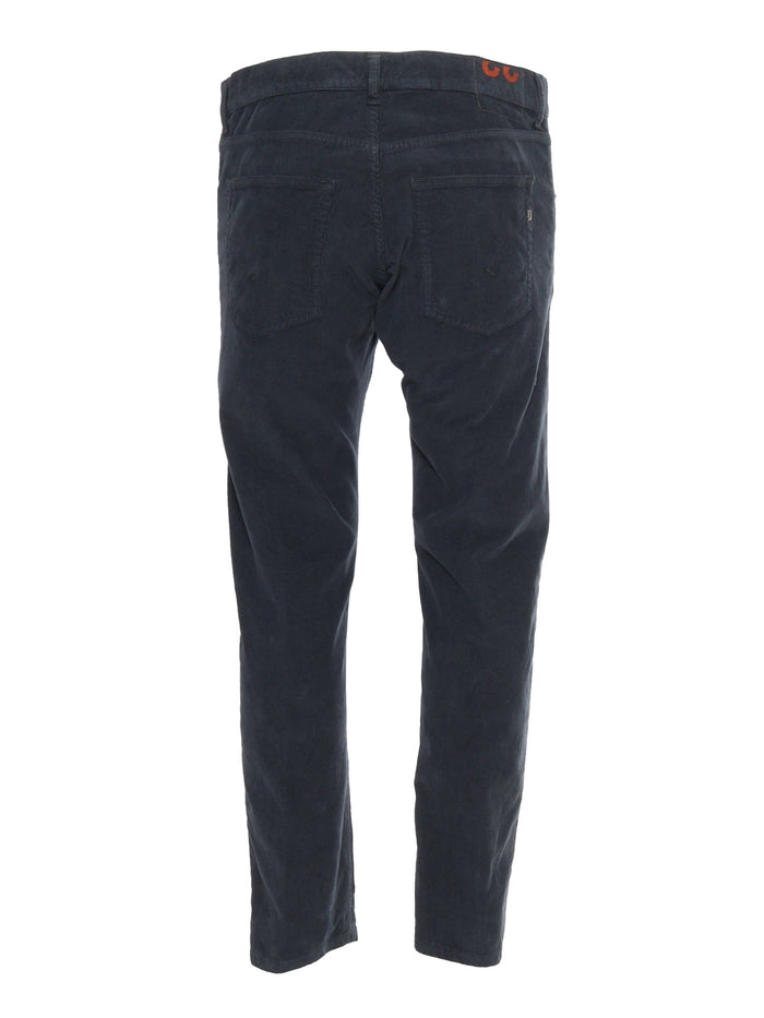 Dian Pants Grey Cotton Elastane Jean