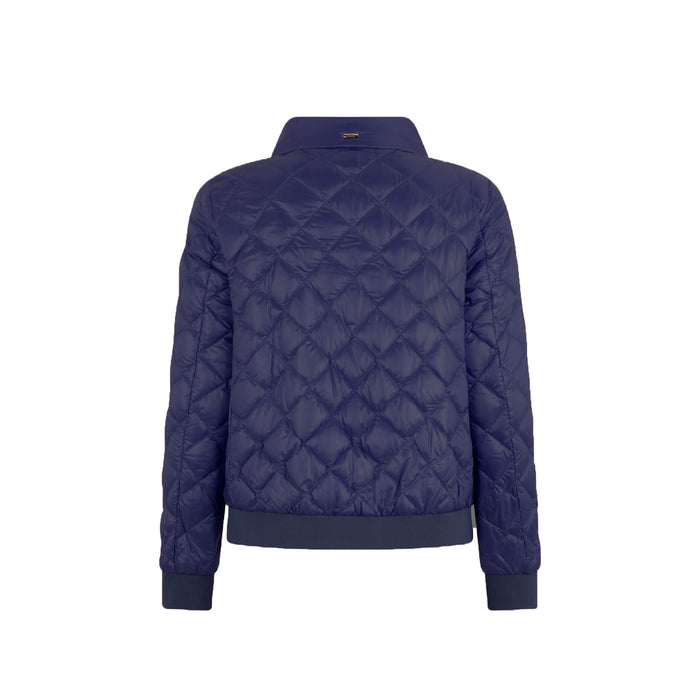 Herno Quilted Down Jacket Blue Polyamide