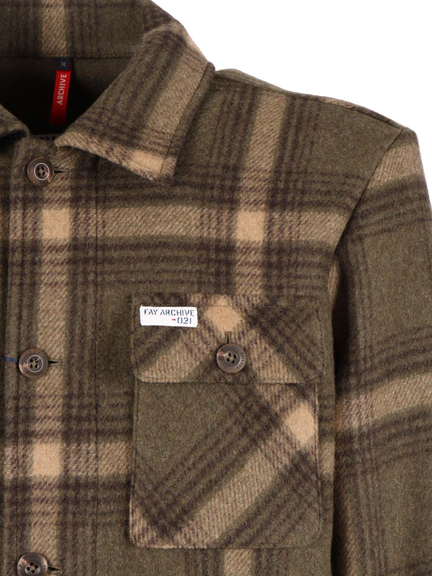 Archive Over Shirt-Jacket Wool Polyamide Coat