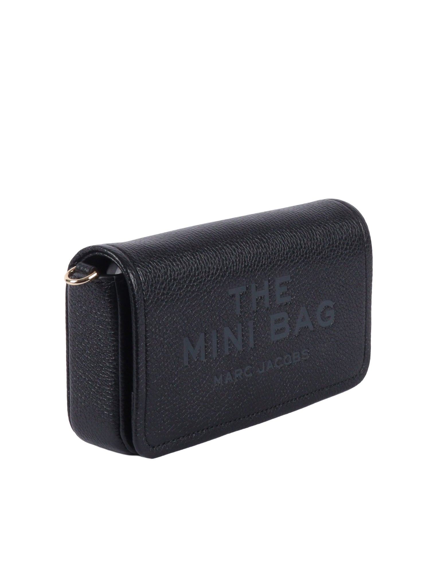 THE MINI BAG Black Cow Leather Cross