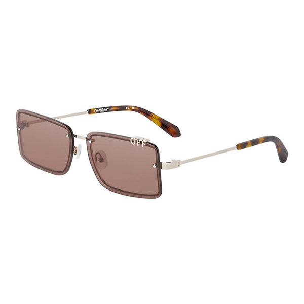 , Frame And Lens Gold Sunglasses