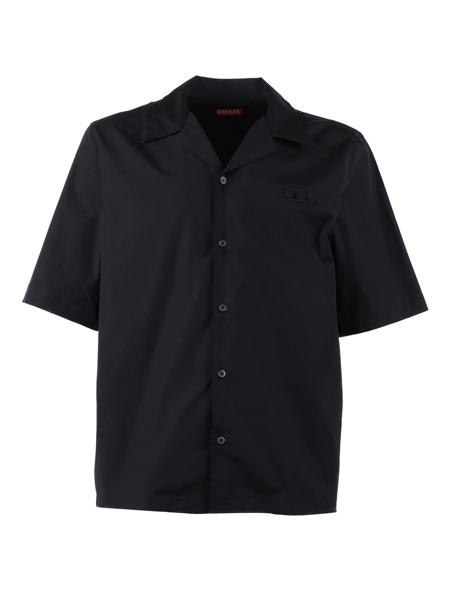 Shirts Black Cotton Elastane