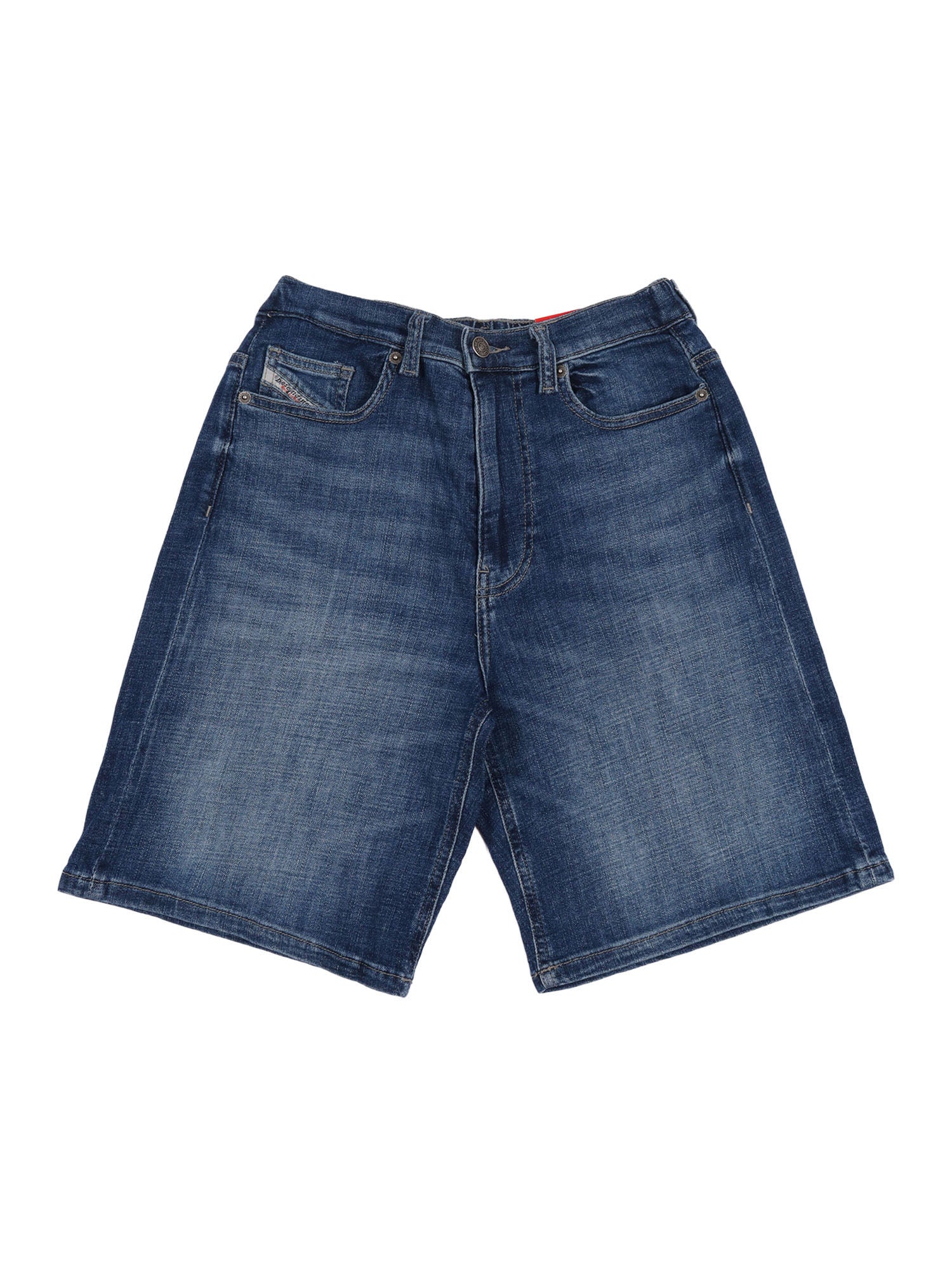 Short pants Blue Cotton Elastane Bermuda