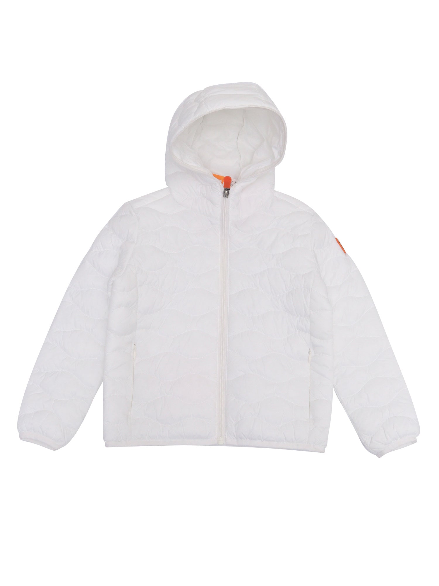 YUL hooded jacket fantasy quilt White Short Puffer