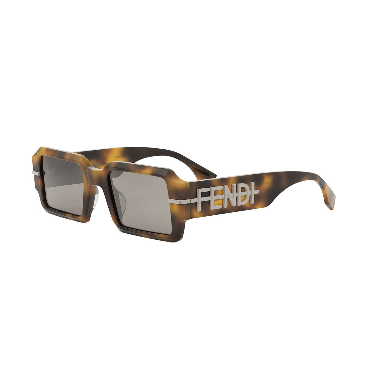 Fendi FE40073U Fendigrafhy 53E Havana Marrone Acetate Occhiali Da Sole