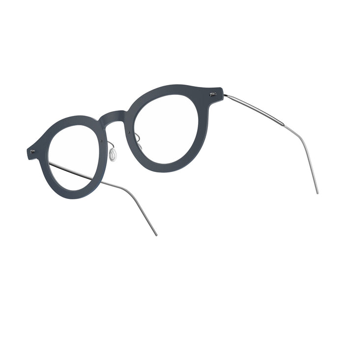Lindberg N.O.W. 6653 D18-P10 Blu Matte-Gunmetal Acetate/titanium Occhiali Da Vista