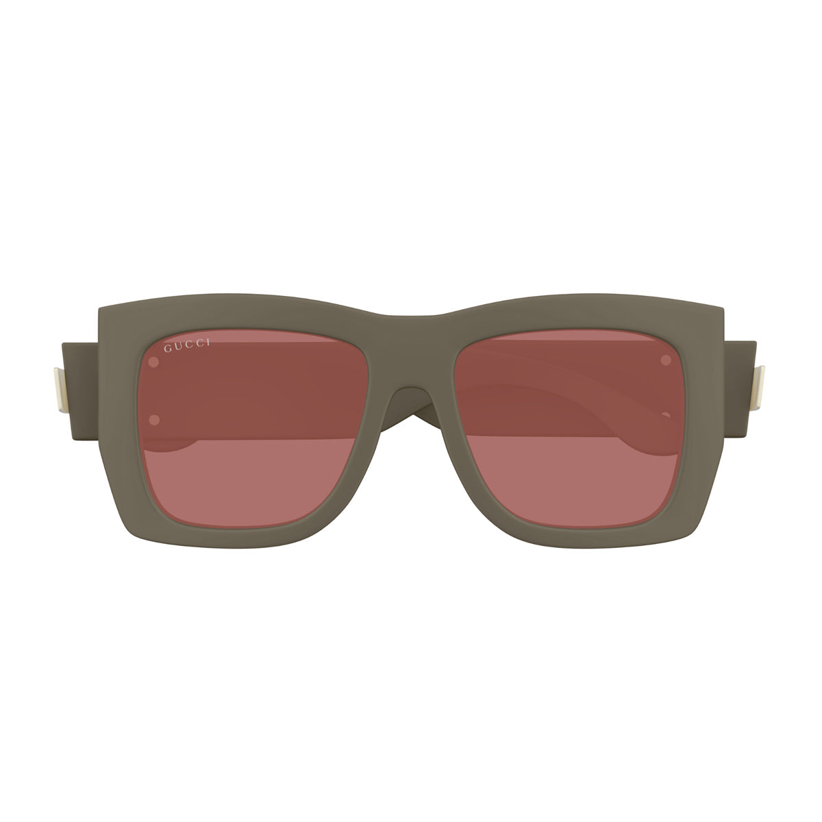 Gucci GG1688S Linea GG Logo 004 Grey Red Grigio Acetate Occhiali Da Sole