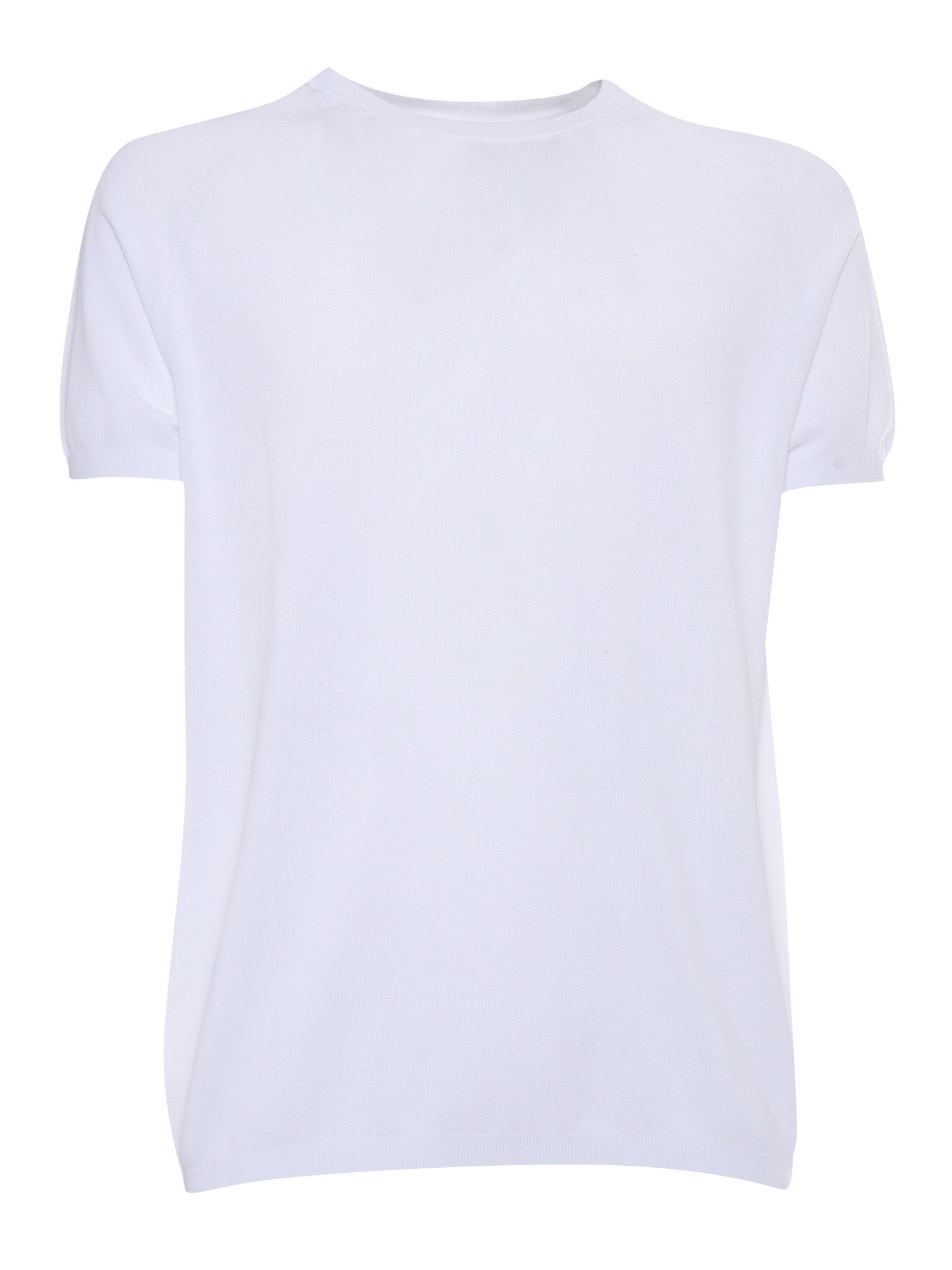 MOD. M060 SWEATER White Cotton Crewneck