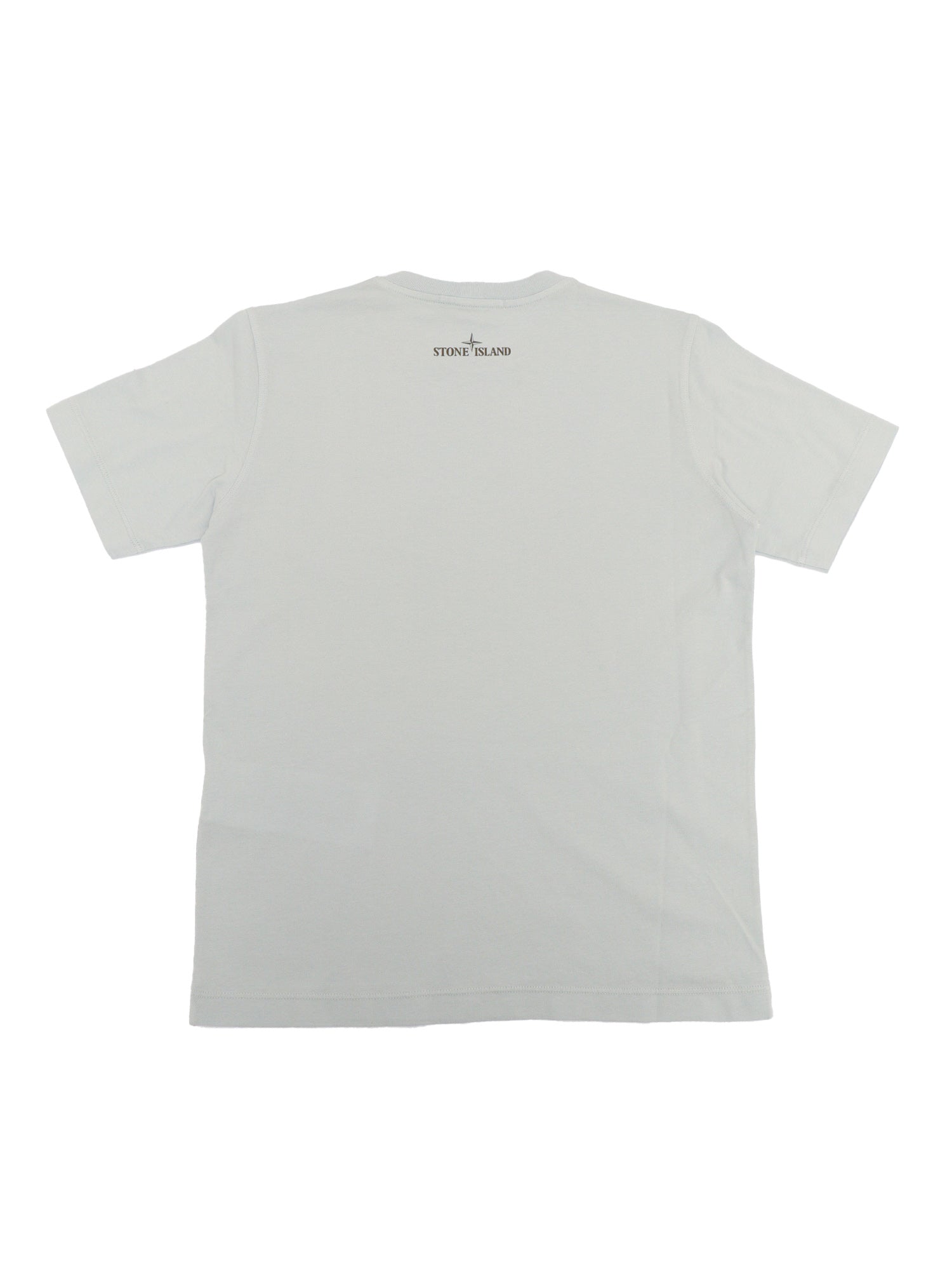 T-SHIRT Grey Cotton Rib Short Sleeves