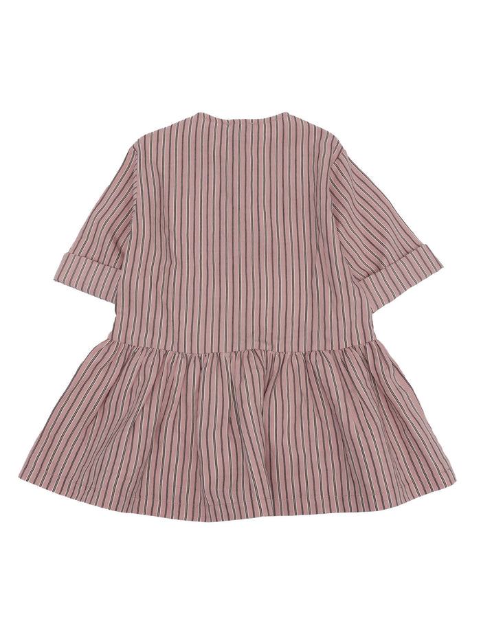 LONG DRESS Pink Viscose Polyester