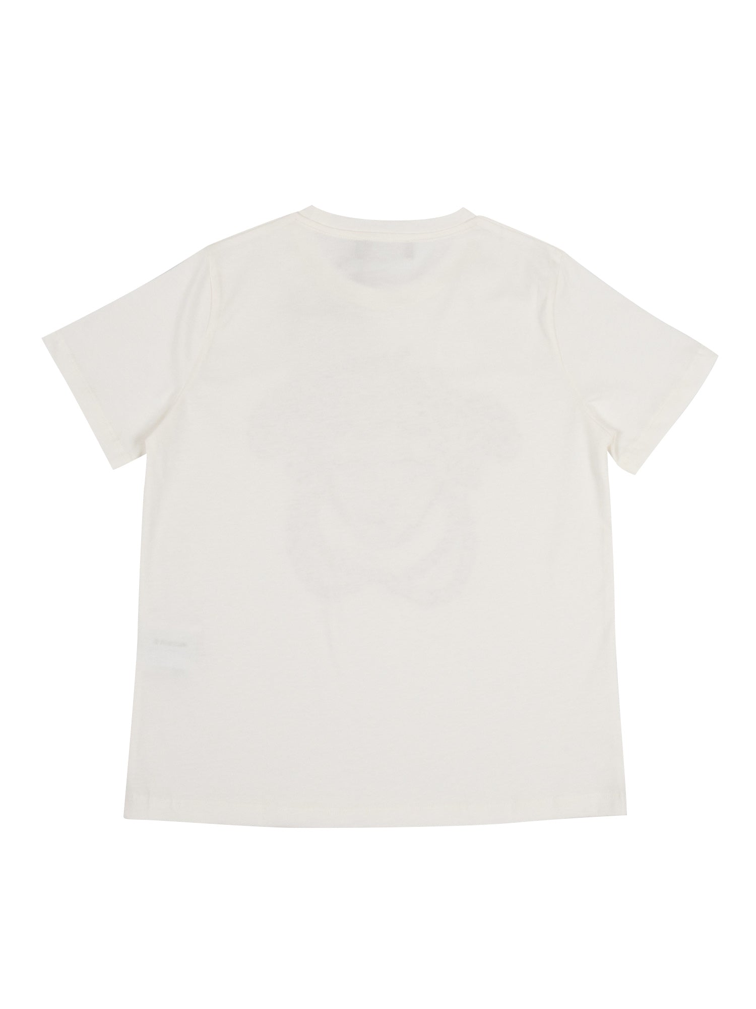 T-Shirt White Cotton Short Sleeves
