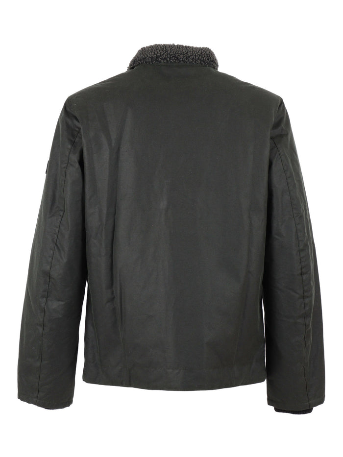 Mayburn Wax Jkt Green Waxed Cotton Heavy Jacket