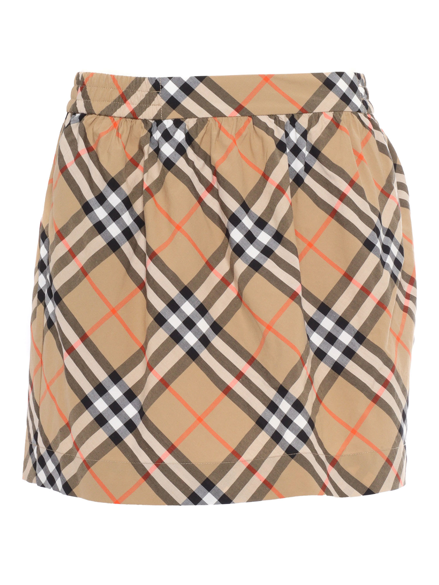 Kid Girl Skirts Beige Cotton