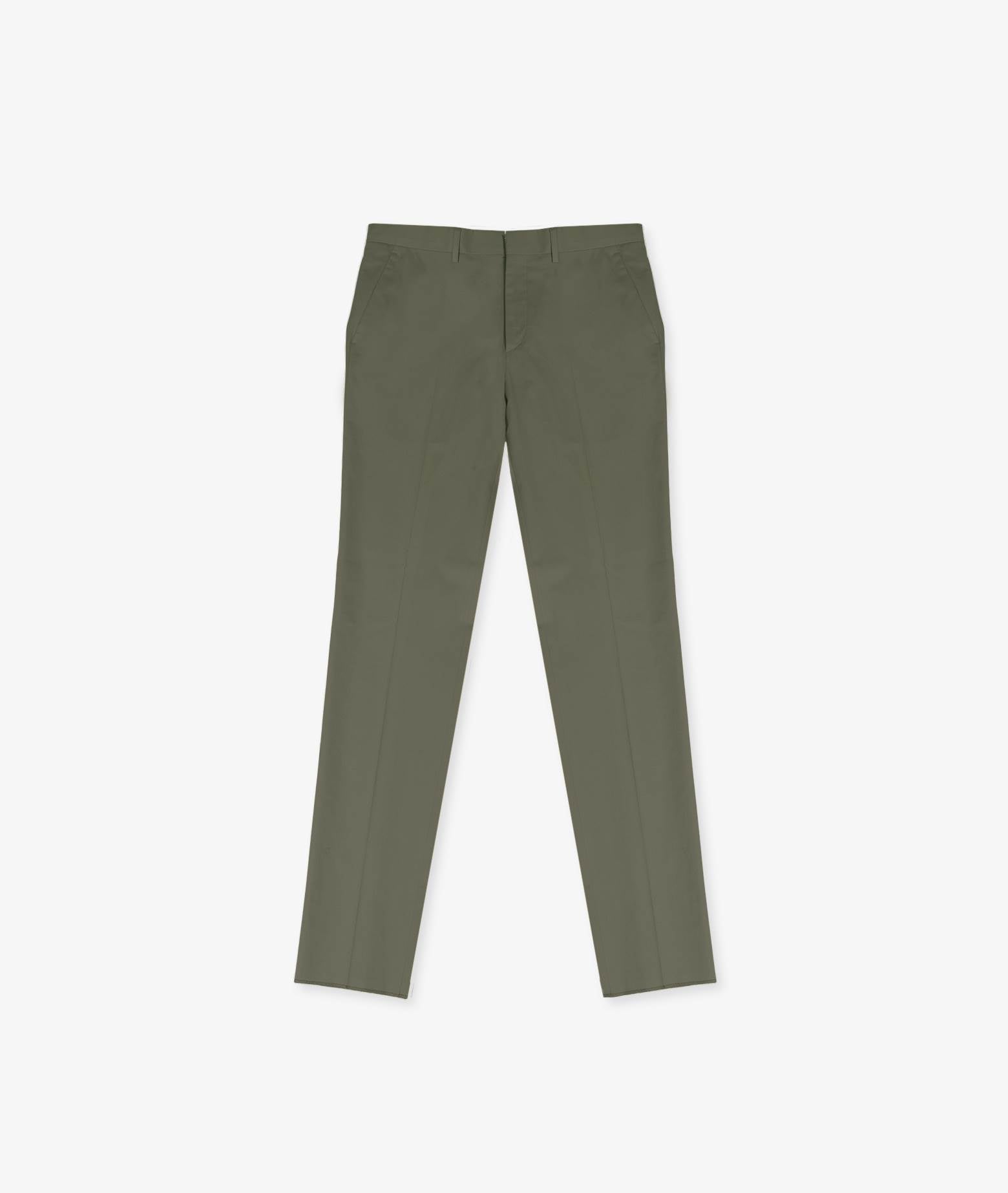 Chino Sport Trousers Olive No Pinces