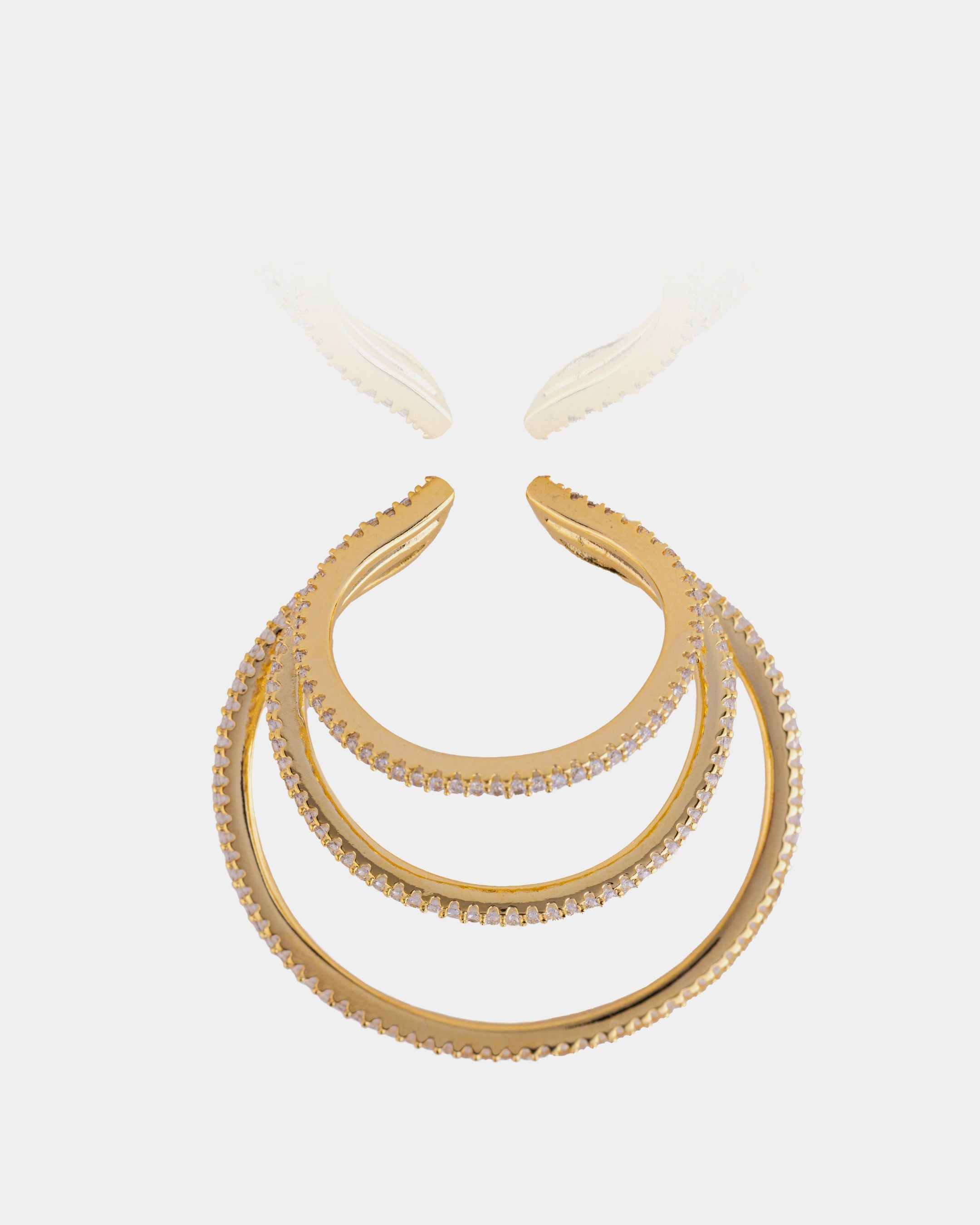 Ear Cuff Jade Gold __single__ Earrings