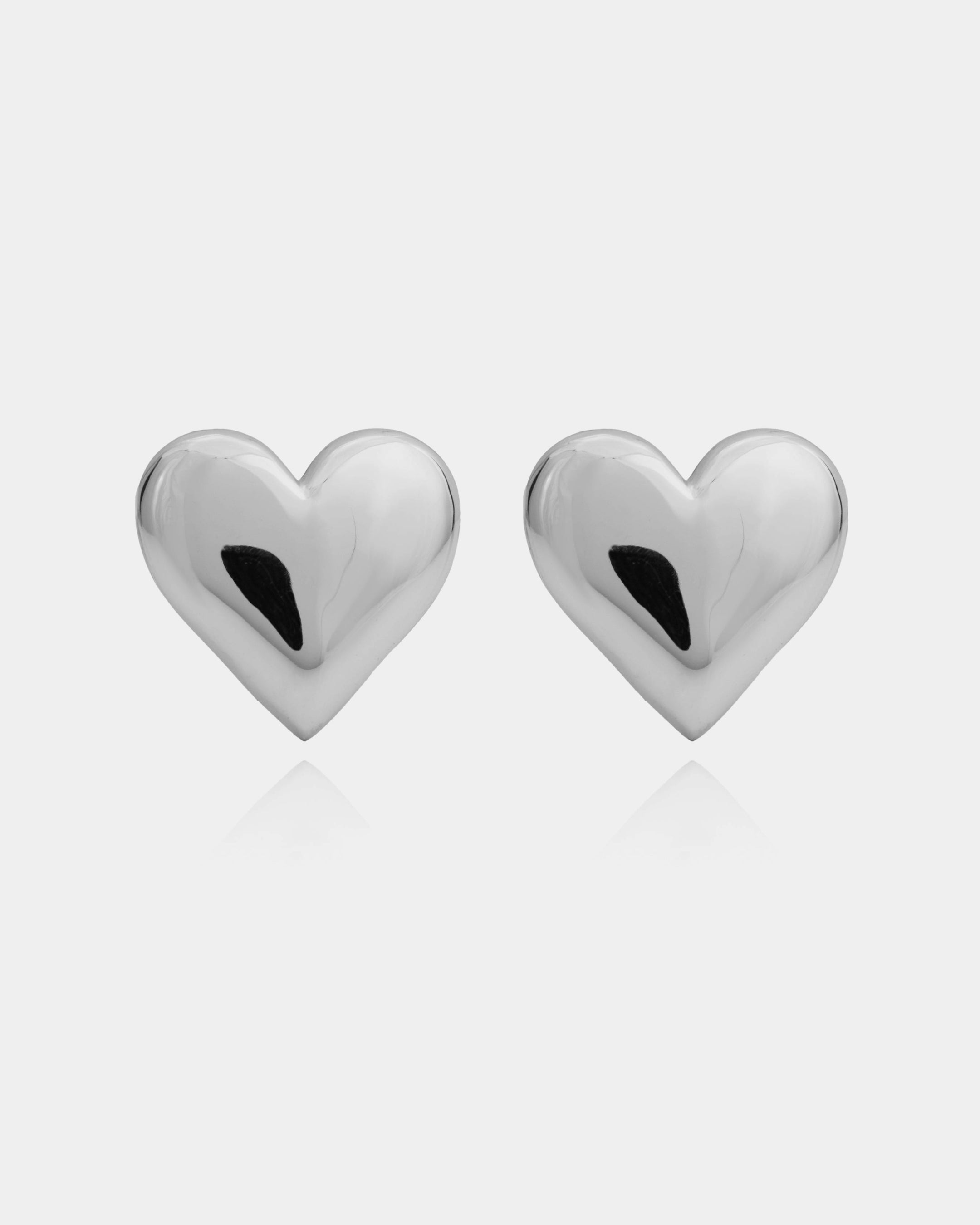 Earring Love Silver __single__ Earrings