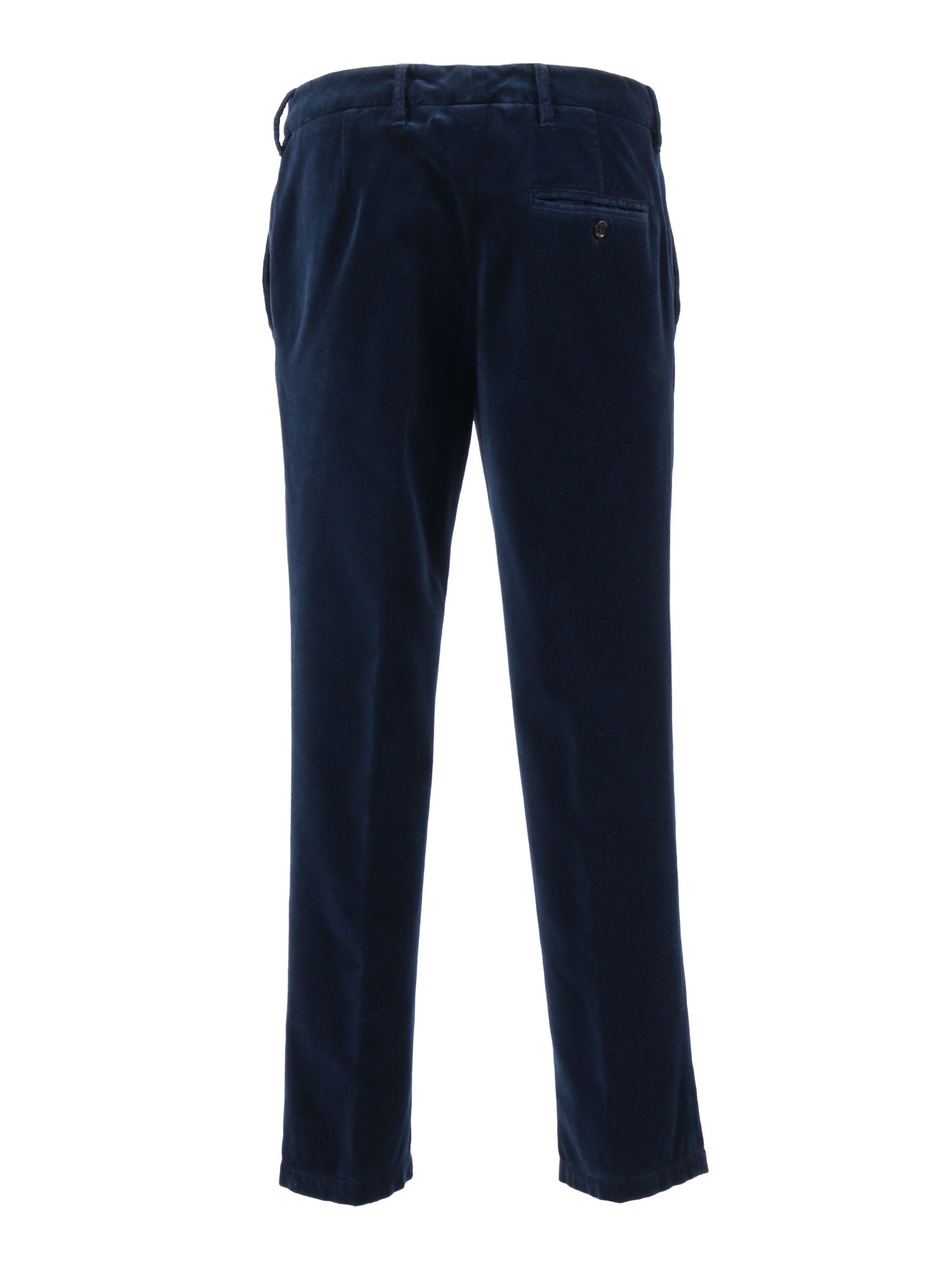 Woman Pants Blue Cotton