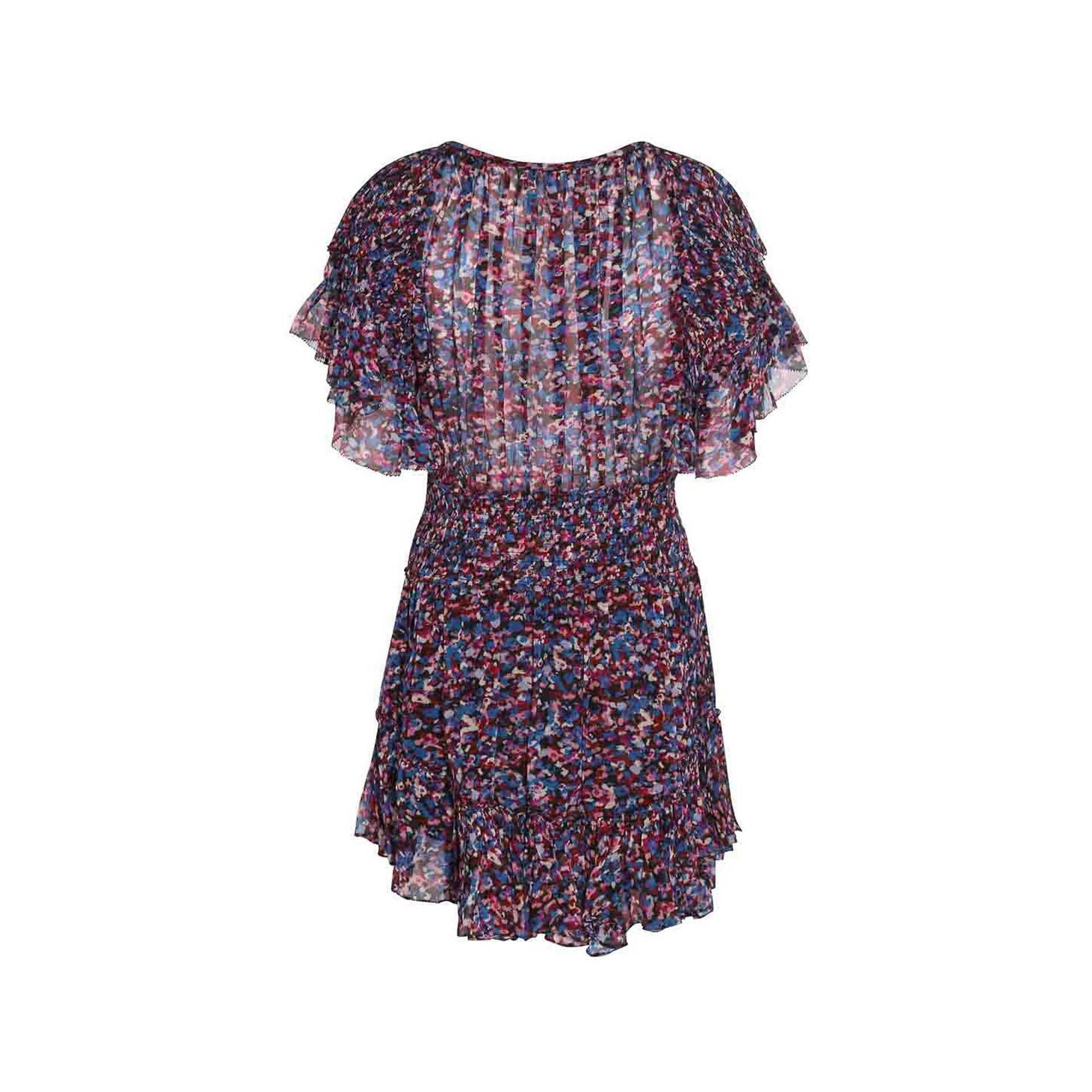 Isabel Marant Florise Mini Dress Blue
