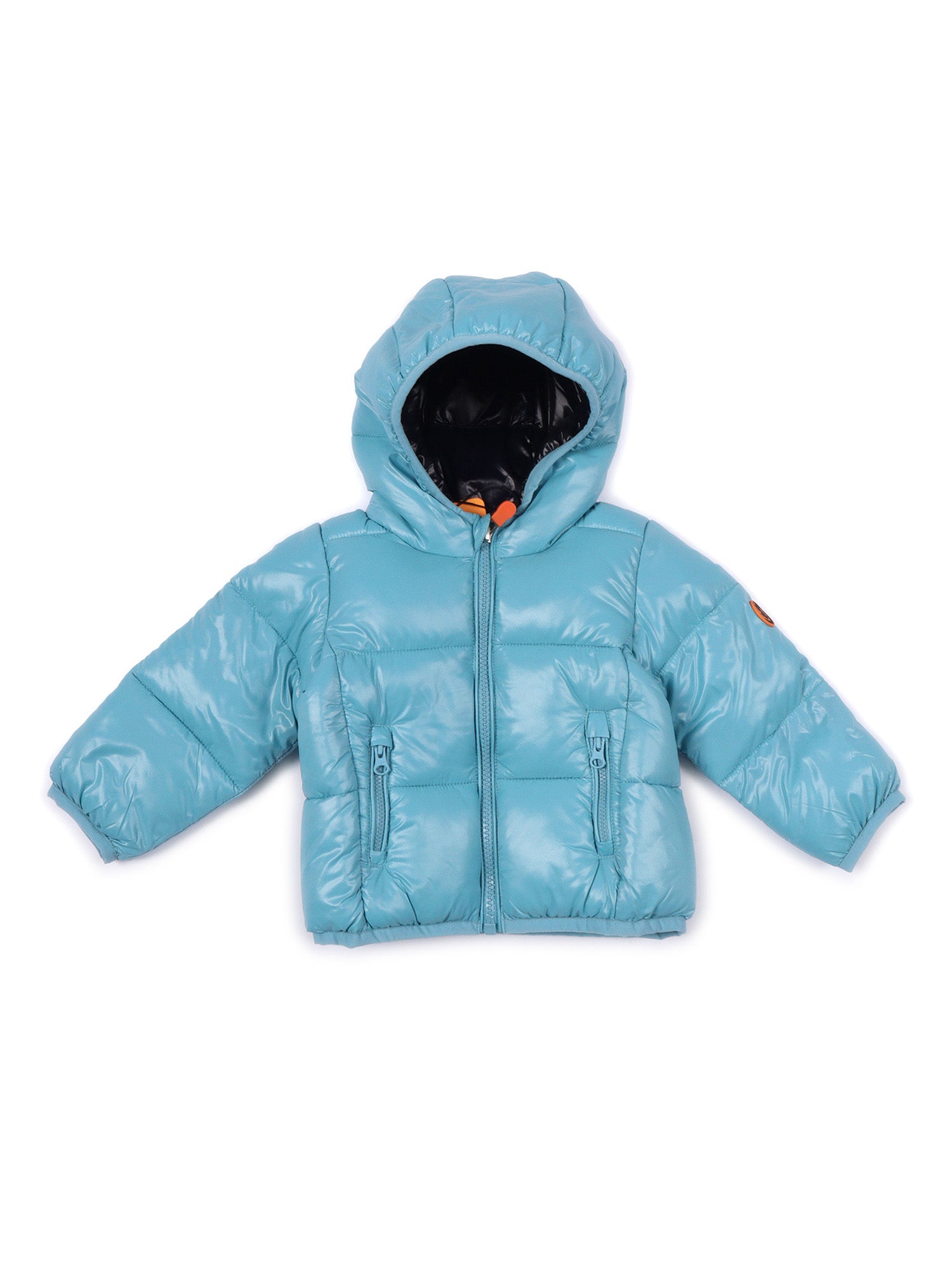 Jody Hooded Jacket Light Blue Short Puffer