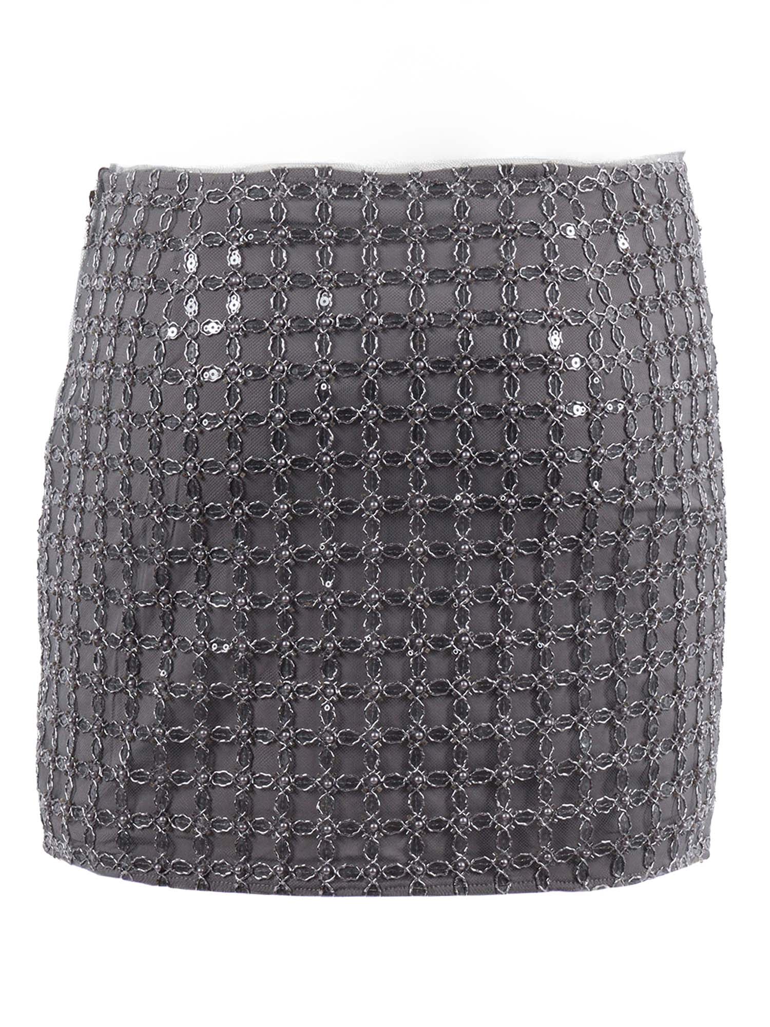 MATILDA SKIRT Grey Mini