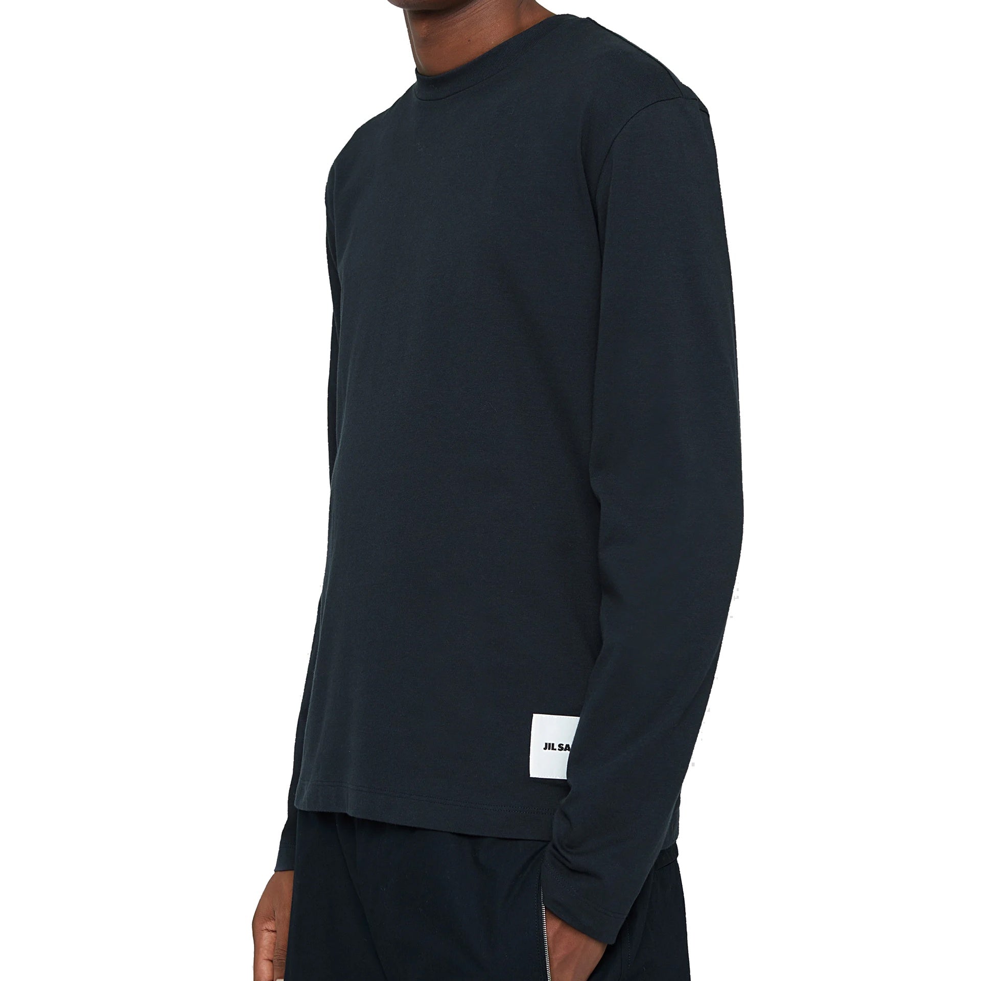 Jil Sander Pack Of 3 Long Sleeved T-Shirt White Cotton