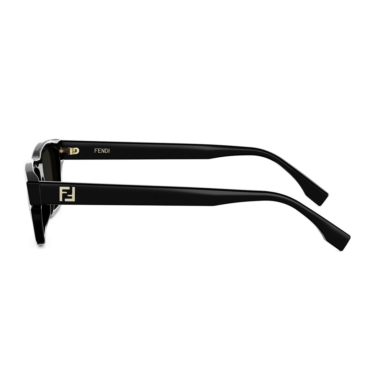 Fendi FE40199I FF Squared 01A Nero Acetate Occhiali Da Sole
