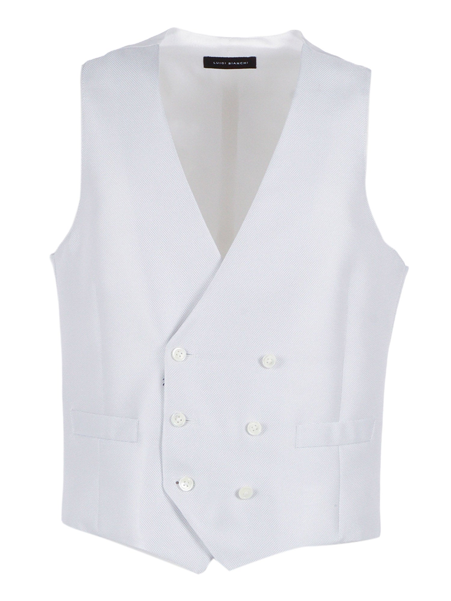 Vest Grey Silk Polyester
