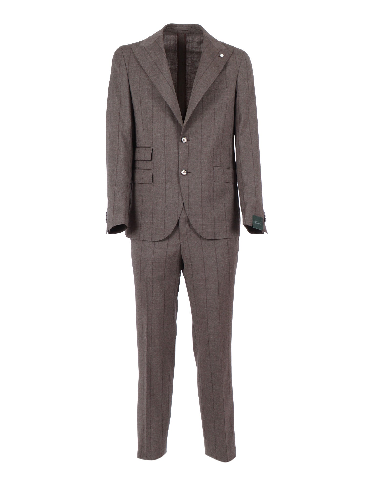 Suit Brown Virgin Wool Dress