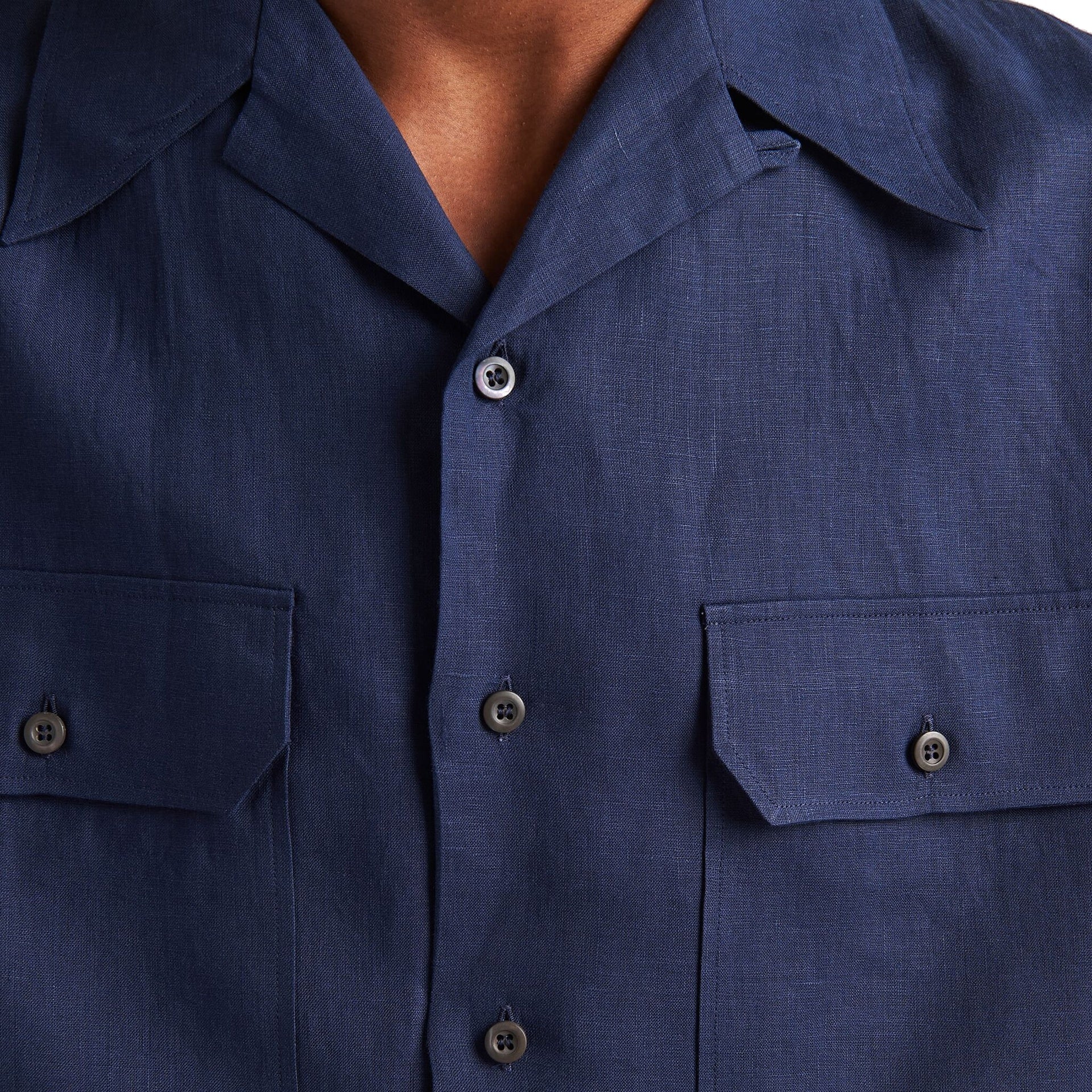 Linen Shirt Blue