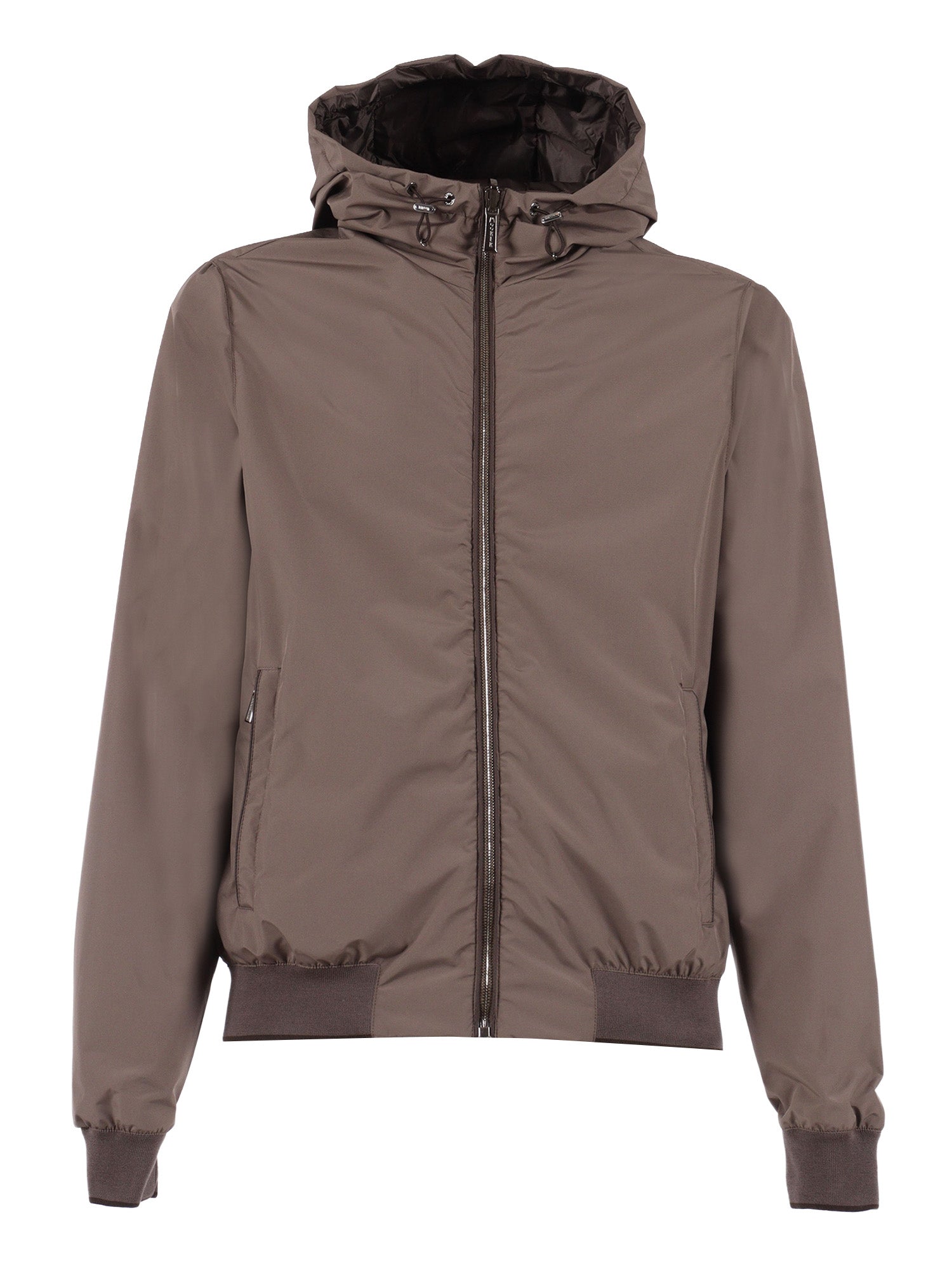DENNYS-STP JACKET Brown Polyester Coat