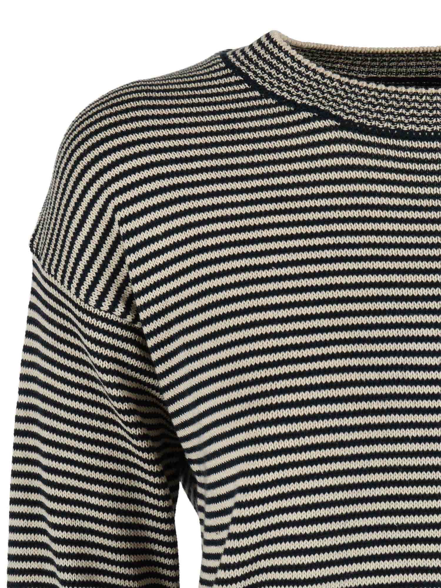 SWEATER Blue Cotton Crewneck