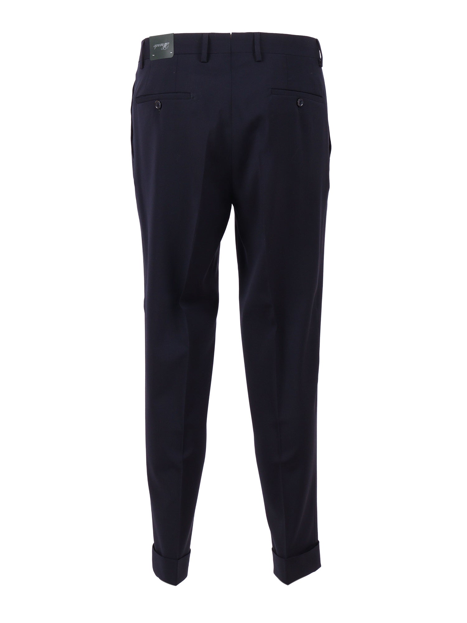 Trousers Blue Virgin Wool Pant