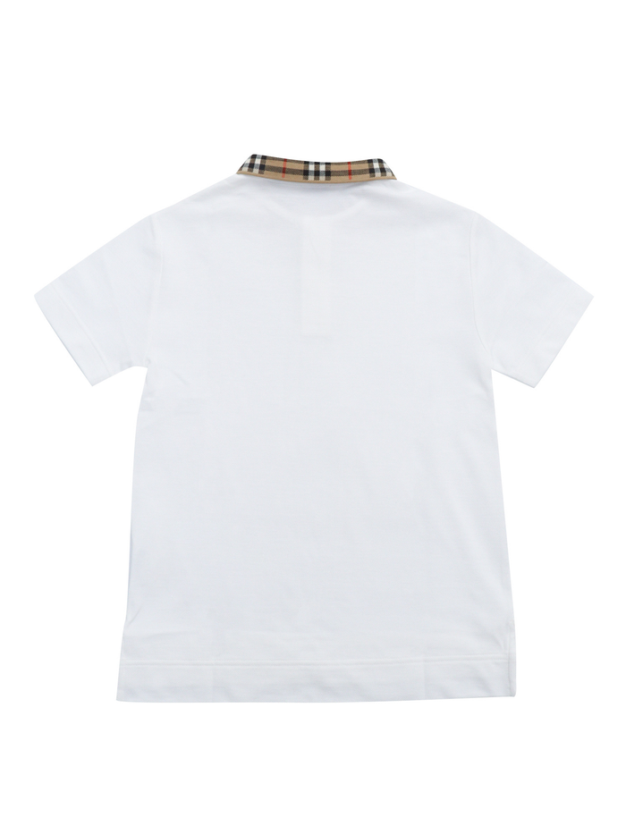 KID BOY POLO SHIRTS White Cotton
