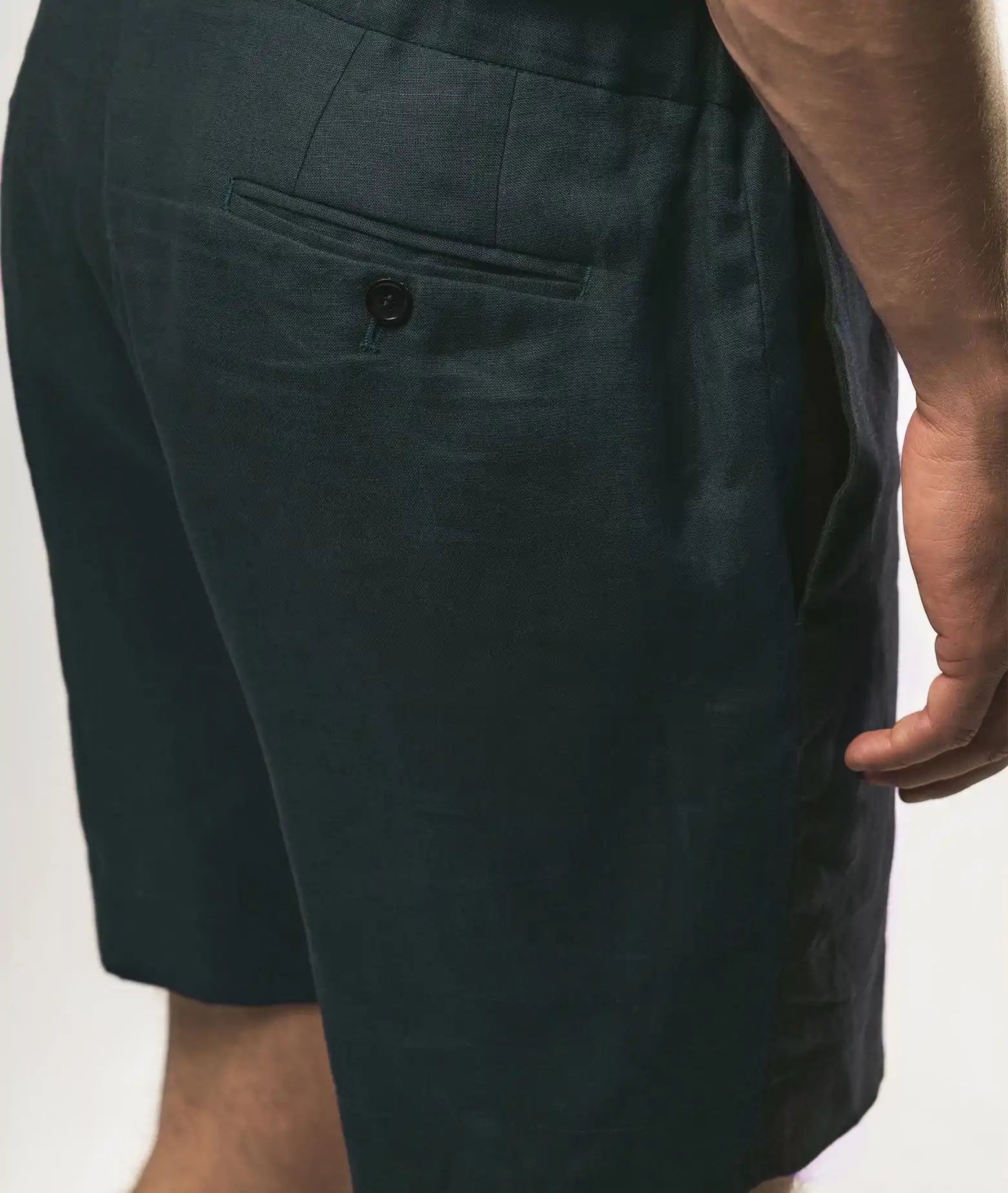 Linen Shorts Antibes White