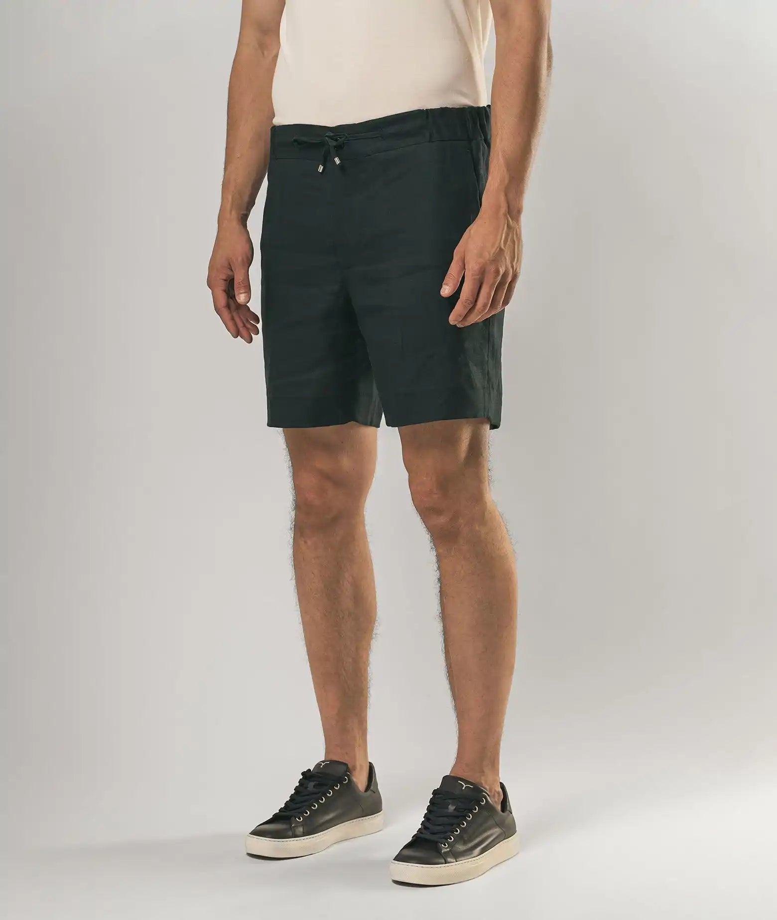 Linen Shorts Antibes Midnightblue