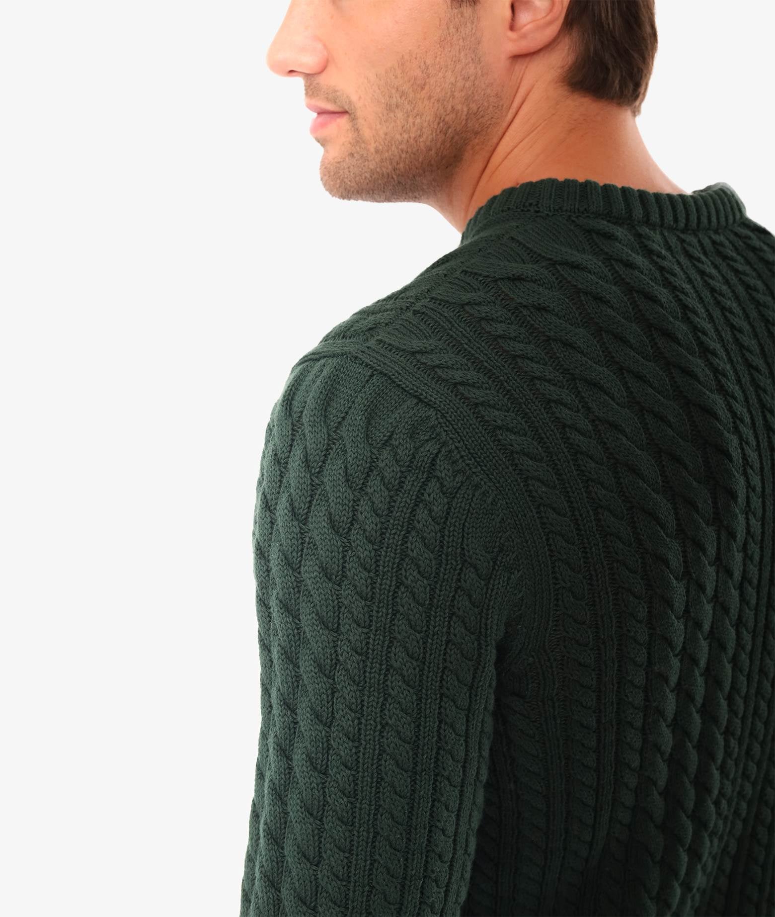 Cotton Sweater Bali Navy Maglieria Dis/lav Pesante