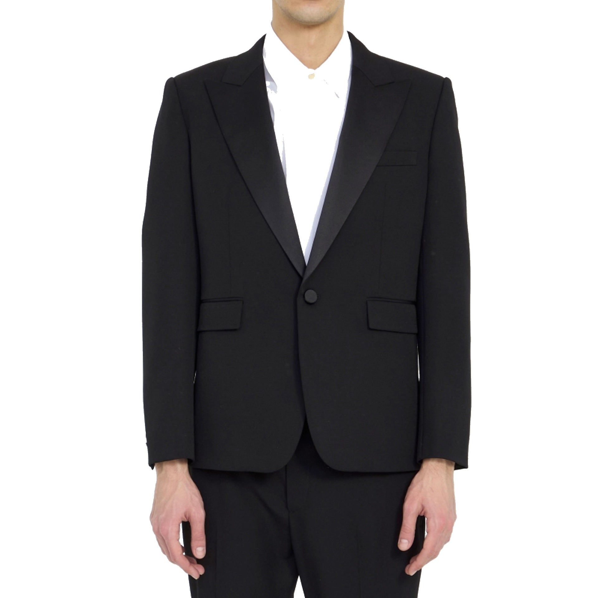 Grain De Poudre Smoking Jacket Black Wool